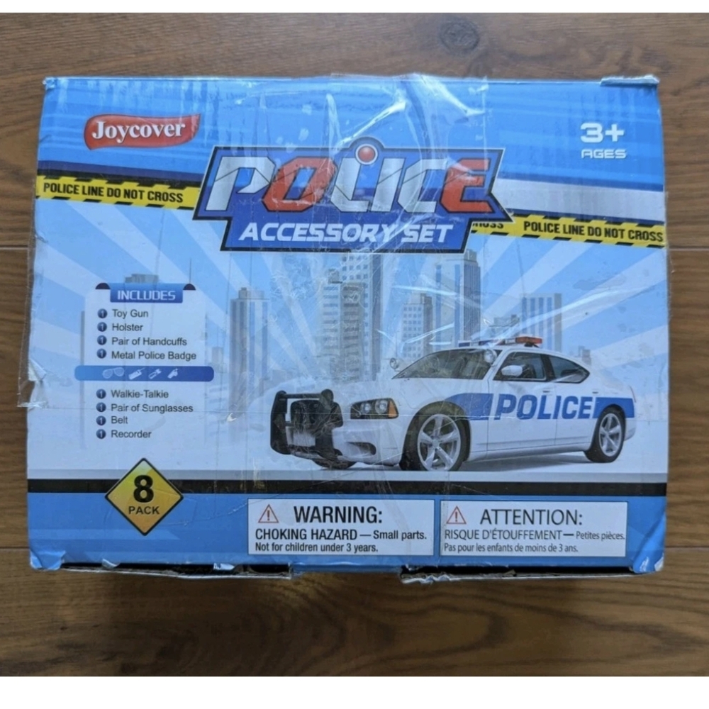 Joycover Police Accessory Eight Pieces 3+ OS Pretend Play or Costume